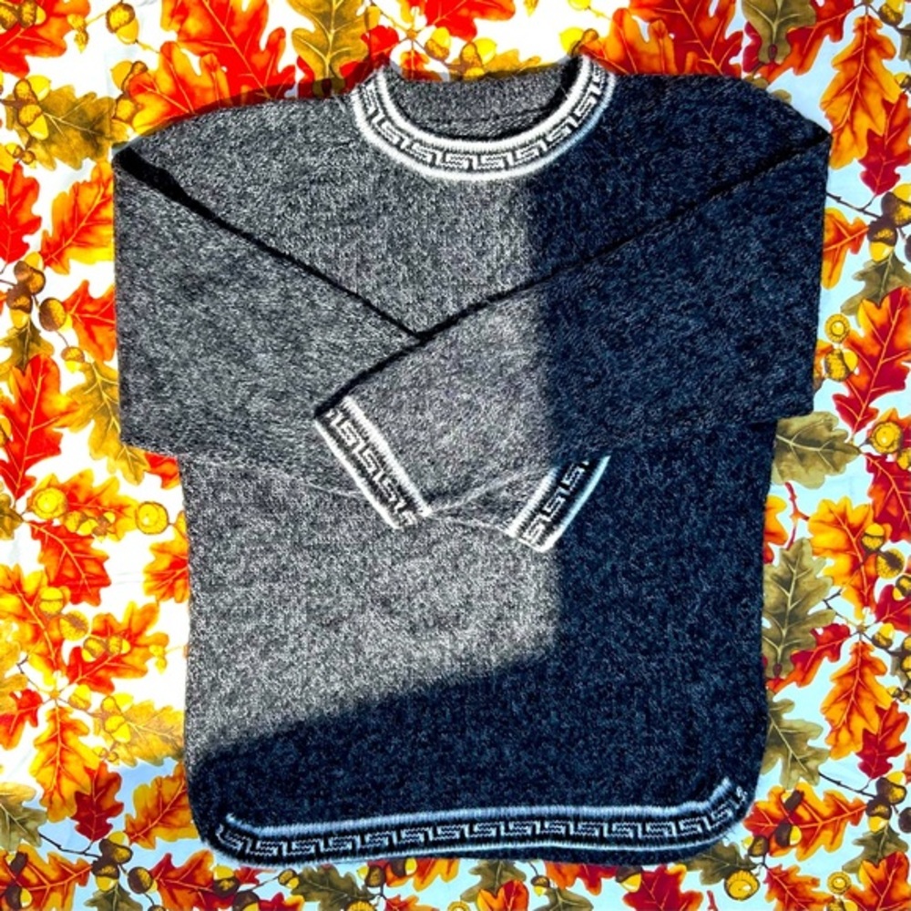 Beautiful Hand Knit Wool Sweater